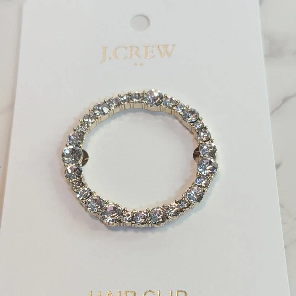 J.Crew Factory Rhinestone Hair Barrette